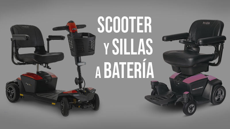 scooter y sillas a bateria