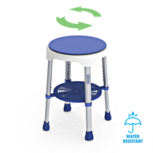 BANQUETA PARA DUCHA CON ASIENTO GIRATORIO BANQUETA PARA DUCHA CON ASIENTO GIRATORIO