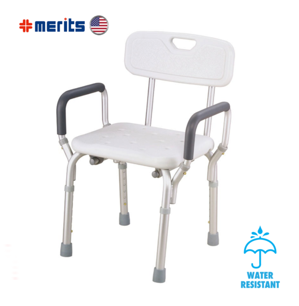 BANQUETA PARA DUCHA CON APOYA BRAZOS