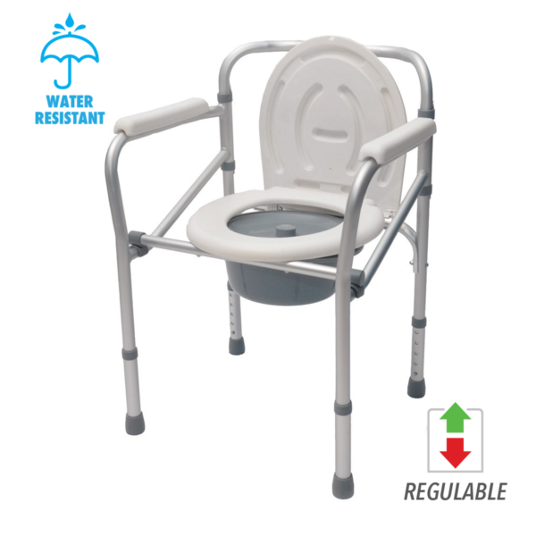SILLA ELEVA INODORO ALUMINIO PLEGABLE