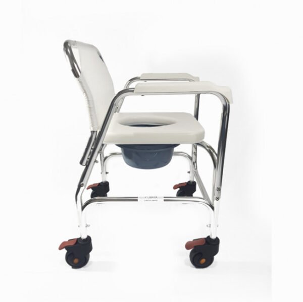 SILLA ELEVA INODORO ALUMINIO CON RUEDAS PUNTO ROJO SILLA ELEVA INODORO ALUMINIO CON RUEDAS PUNTO ROJO