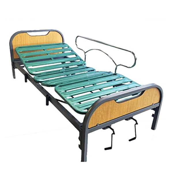 CAMA ORTOPÉDICA MANUAL CON COLCHÓN Y BARANDAS CAMA ORTOPÉDICA MANUAL CON COLCHÓN Y BARANDAS
