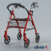 ANDADOR DE CUATRO RUEDAS ROJO DRIVE USA